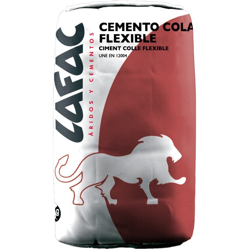 Cemento cola flexible blanco C2TES1 | Lafac Áridos y Cementos