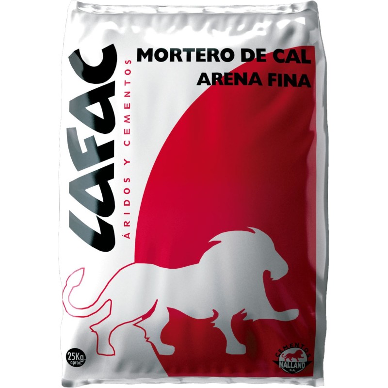 Mortero de cal | Lafac Áridos y Cementos