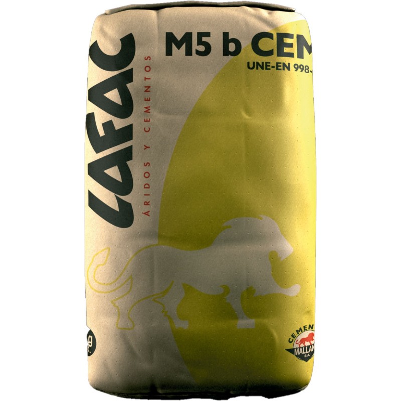 Mortero M-5B Seco con cal | Lafac Áridos y Cementos